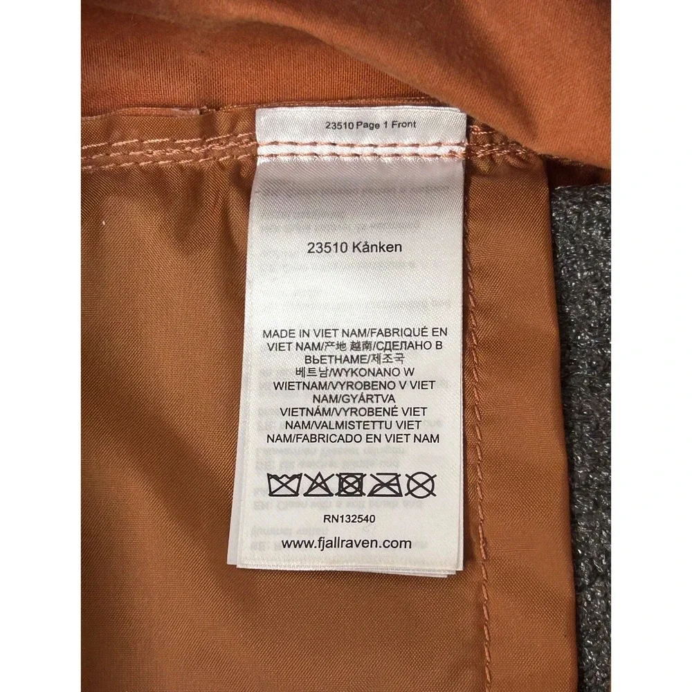 Fjallraven Kanken Backpack Ochre 23510 Orange